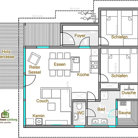 Dom wakacyjny 4 Personen Mit Sauna F0h2